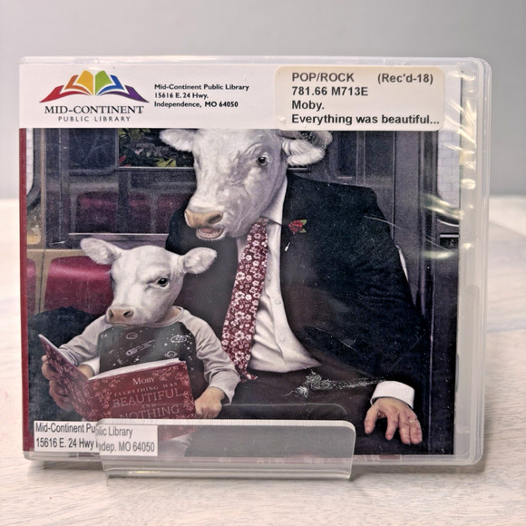 Moby – Everything Was Beautiful and Nothing Hurt CD – 2018 Ambient Electronica – - Picture 1 of 5